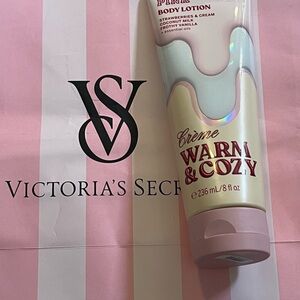 Victoria's Secret Warm & Cozy Body Lotion - Pink and Cream